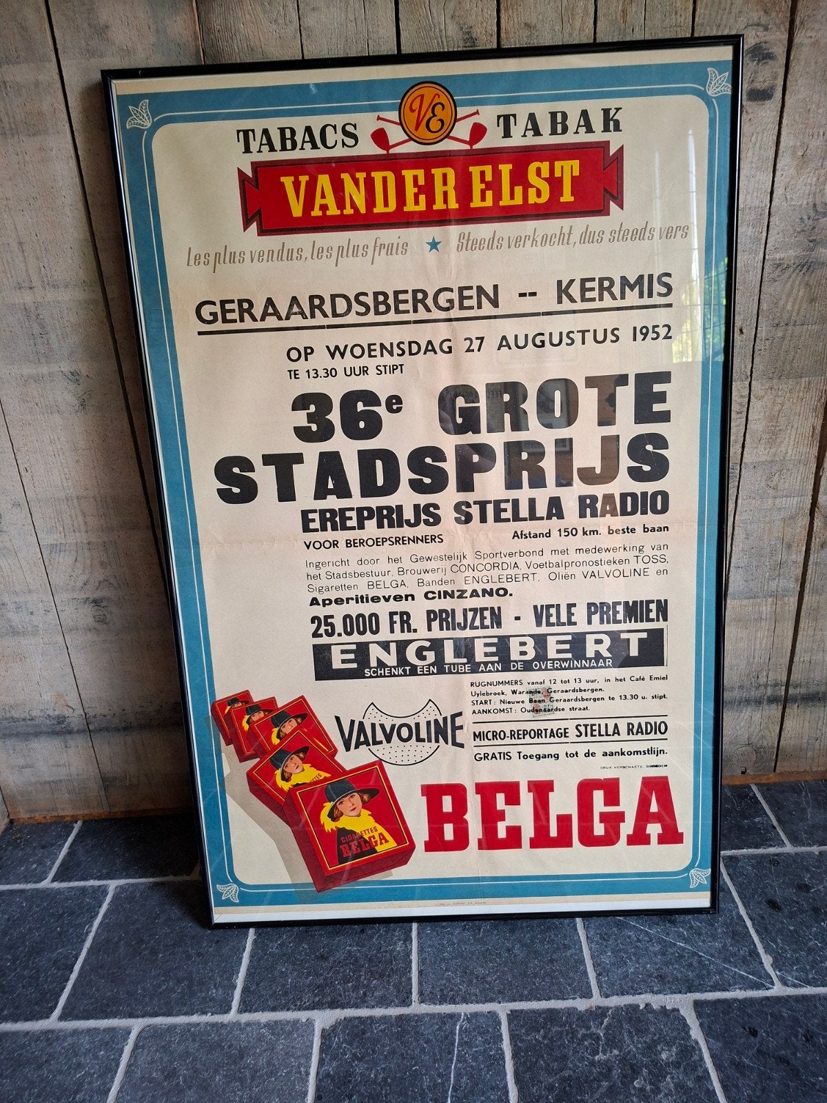 Affiche Belga Geraardsbergen 1952, Verzamelen, Ophalen