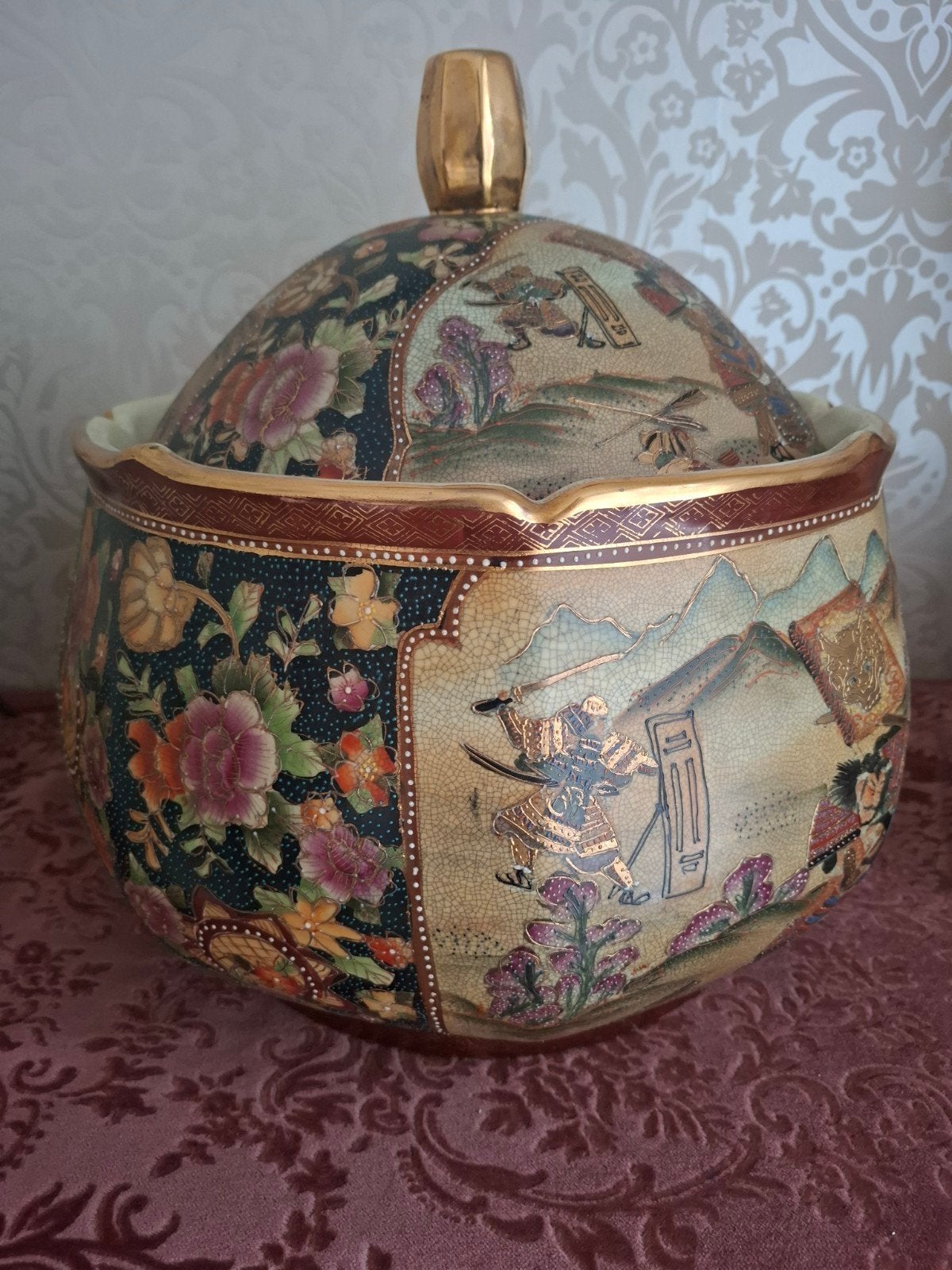 satsuma pot, Antiek en Kunst, Ophalen