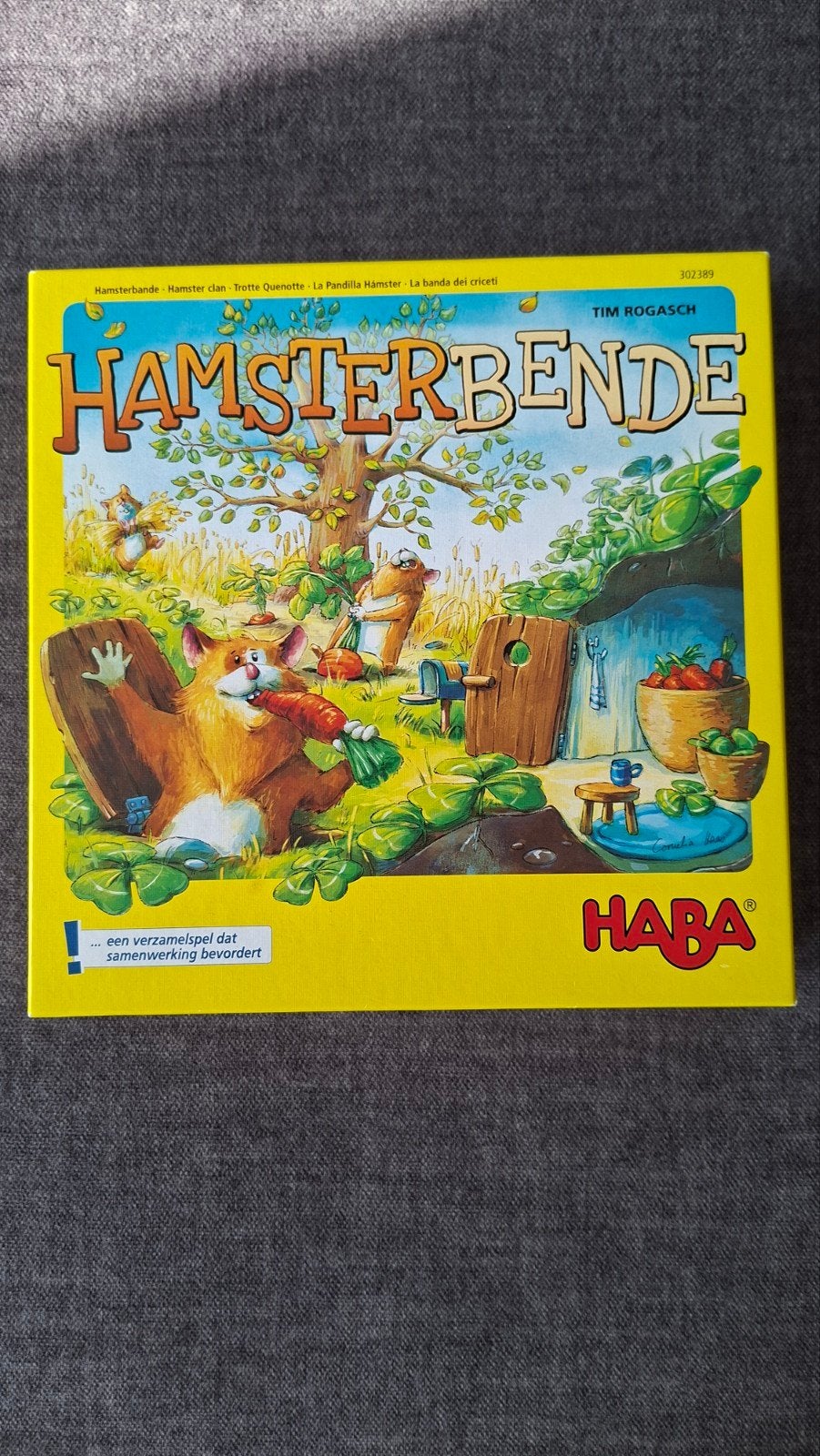 spel hamsterbende Haba, Ophalen