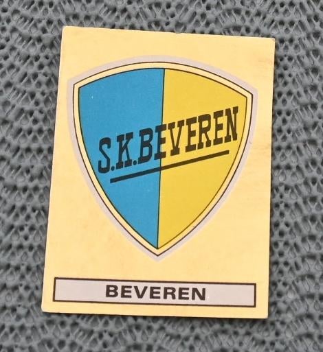 Panini / Football 81 / Embleem S.K. Beveren, Verzamelen, Ophalen of Verzenden, Zo goed als nieuw, Poster, Plaatje of Sticker