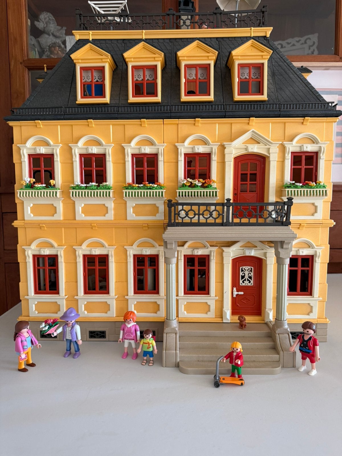Maison Playmobil, entièrement équipée, Collections, Maisons de poupées & Accessoires, Utilisé, Enlèvement