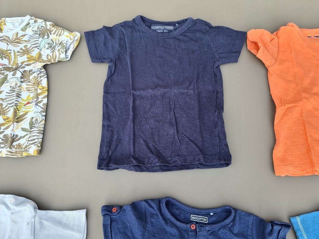 blauwe t-shirt met jungle pint, Next, 82, Ophalen, Zo goed als nieuw