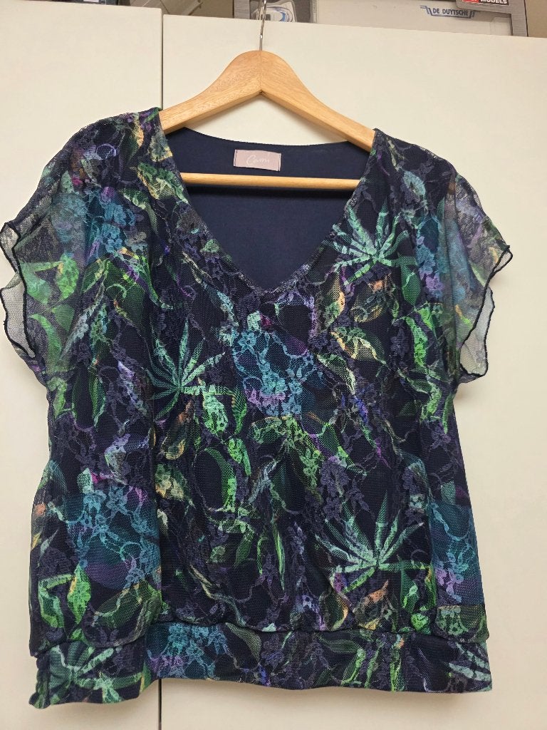 Bloesje Cassis (maat L), Kleding | Dames, Maat 42/44 (L), Ophalen of Verzenden, Zo goed als nieuw, Meerkleurig