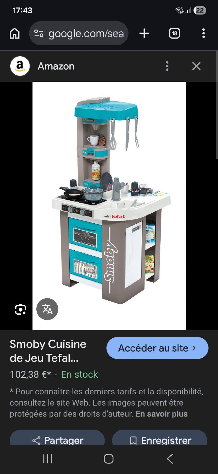 Cuisine enfant, Enlèvement
