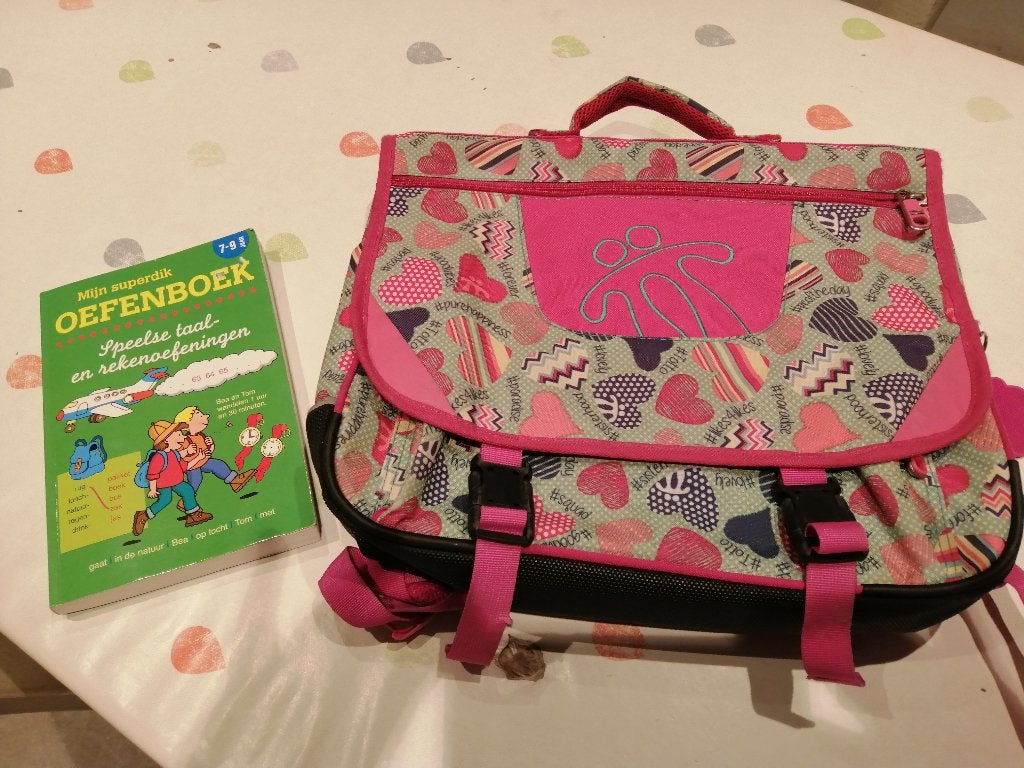 boekentas meisjes merk Totto, Ophalen, Aktetas of Boekentas, Roze, 30 tot 40 cm