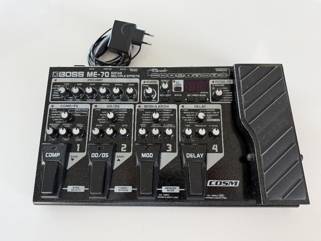 Boss ME‑70 Multi‑Effects Pedaal, Musique & Instruments, Effets, Enlèvement, Utilisé, Multi-effet