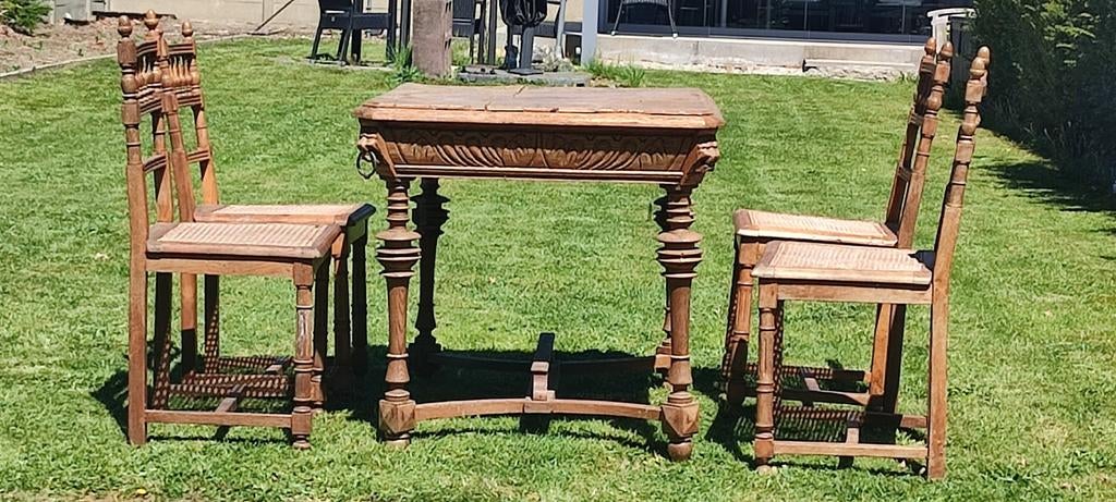 Table Malines avec 4 chaises, Enlèvement