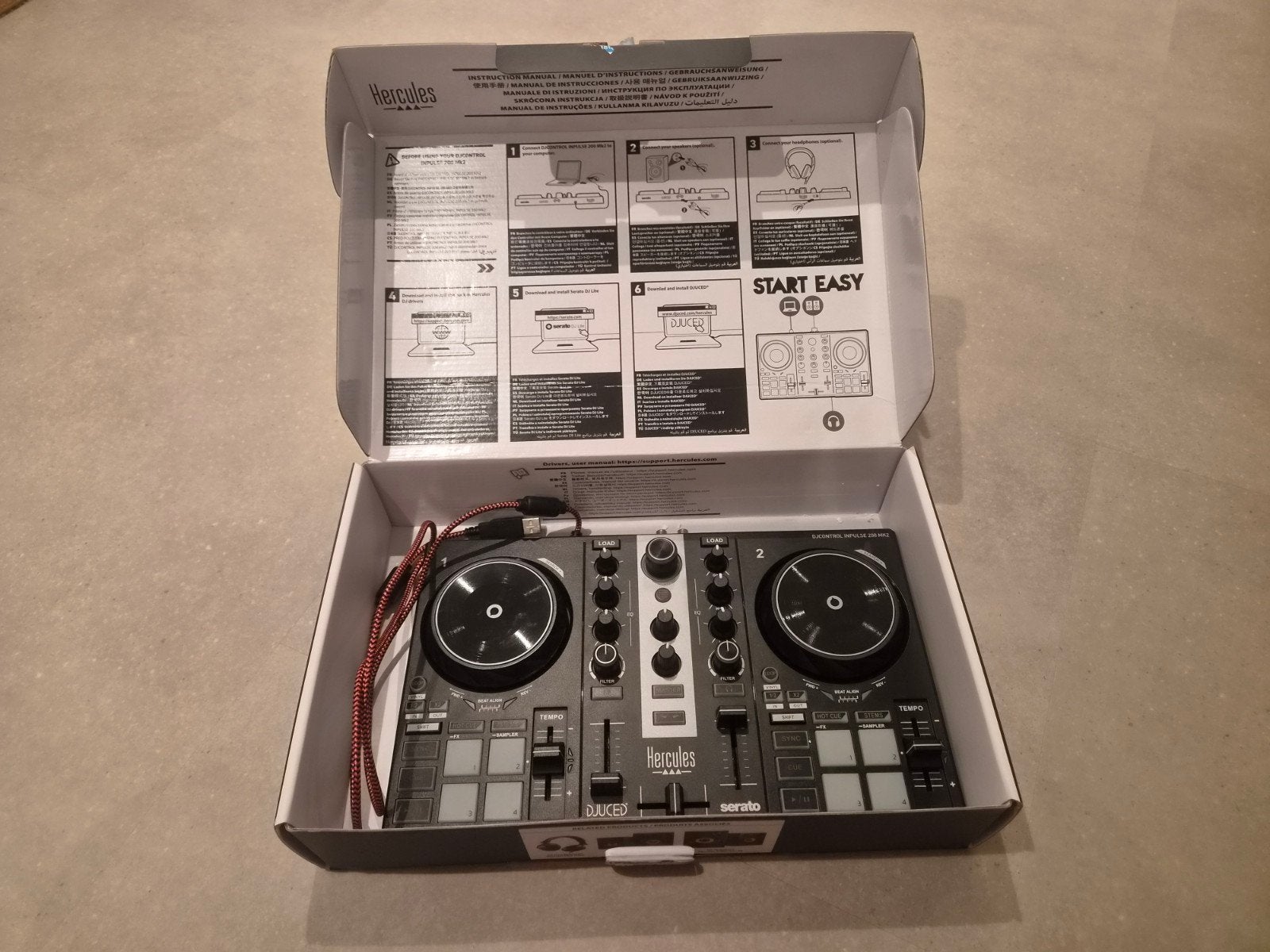 Hercules DJcontrol Inpulse 200 MK2, Enlèvement, Comme neuf