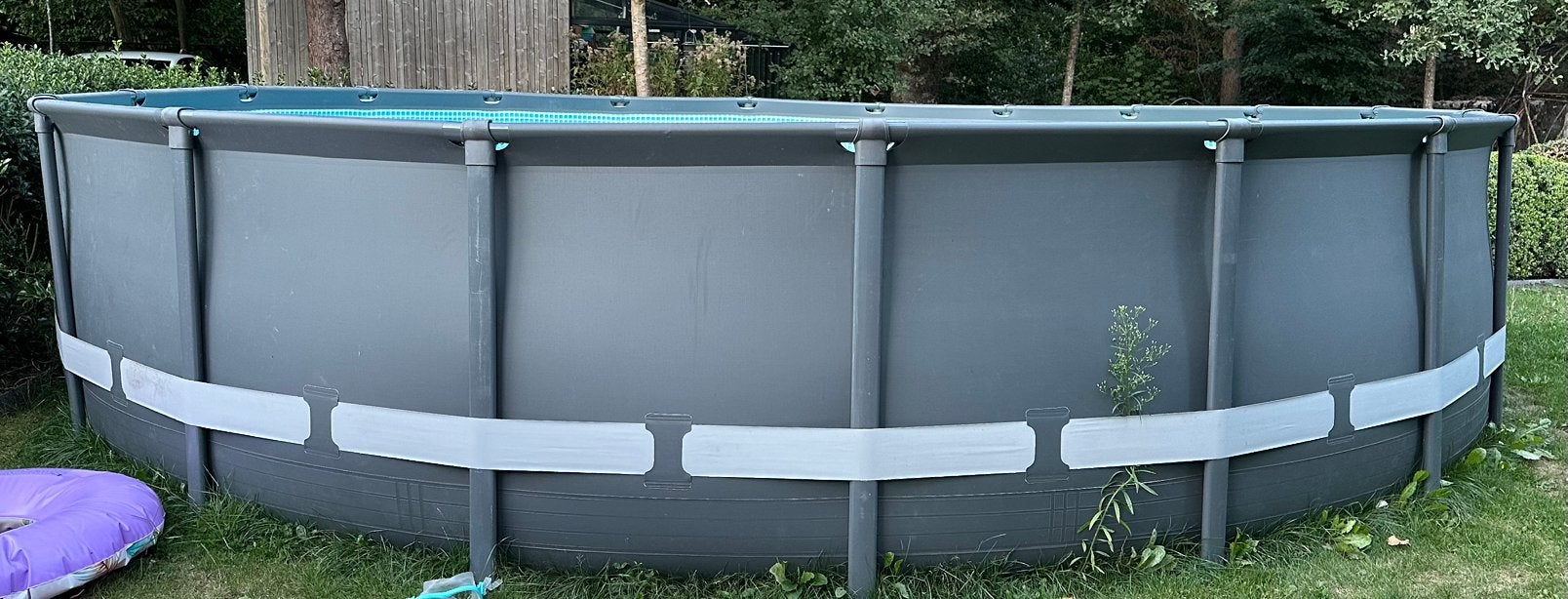 Intex Opzetzwembad met Zandfilterpomp diameter 6m, Tuin en Terras, Zwembaden, Ophalen, Gebruikt, Opzetzwembad, 120 cm of meer