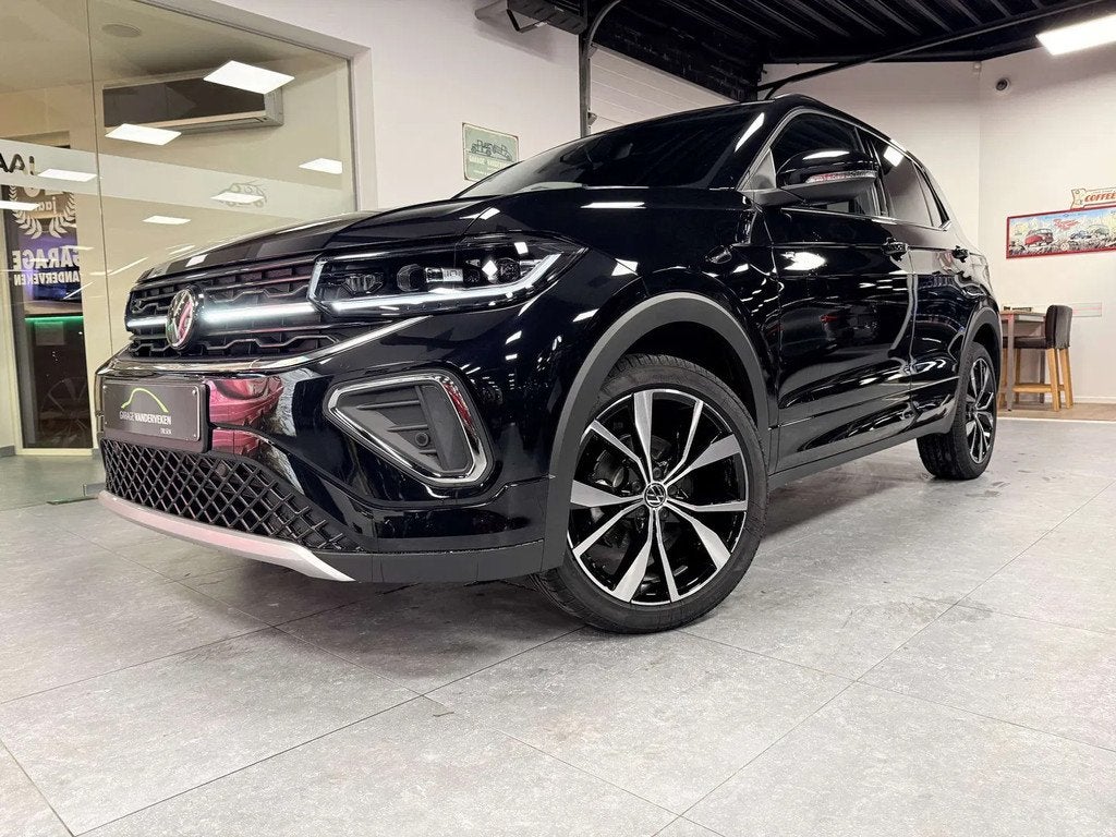 Volkswagen T-Cross T-Cross 1.0 TSI R-Line NEW CAR 0 KM ! OPF, Auto's, Volkswagen, Automaat, T-Cross, Zwart, 1770 kg