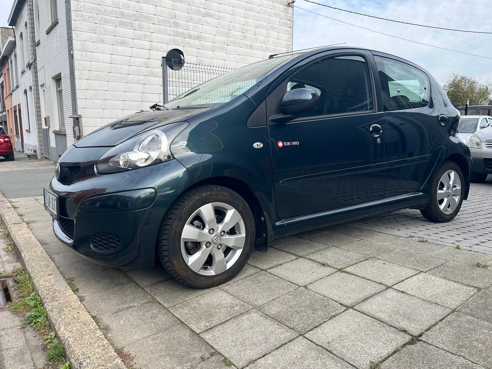 Toyota Aygo 1.0 Essence ⛽️ Airco, Elektrische ramen, Zwart, Bedrijf, Handgeschakeld