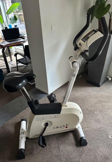 KETTLER Carat Hometrainer fiets Magneet remsysteem + Display, Jambes, Synthétique, Enlèvement, Utilisé