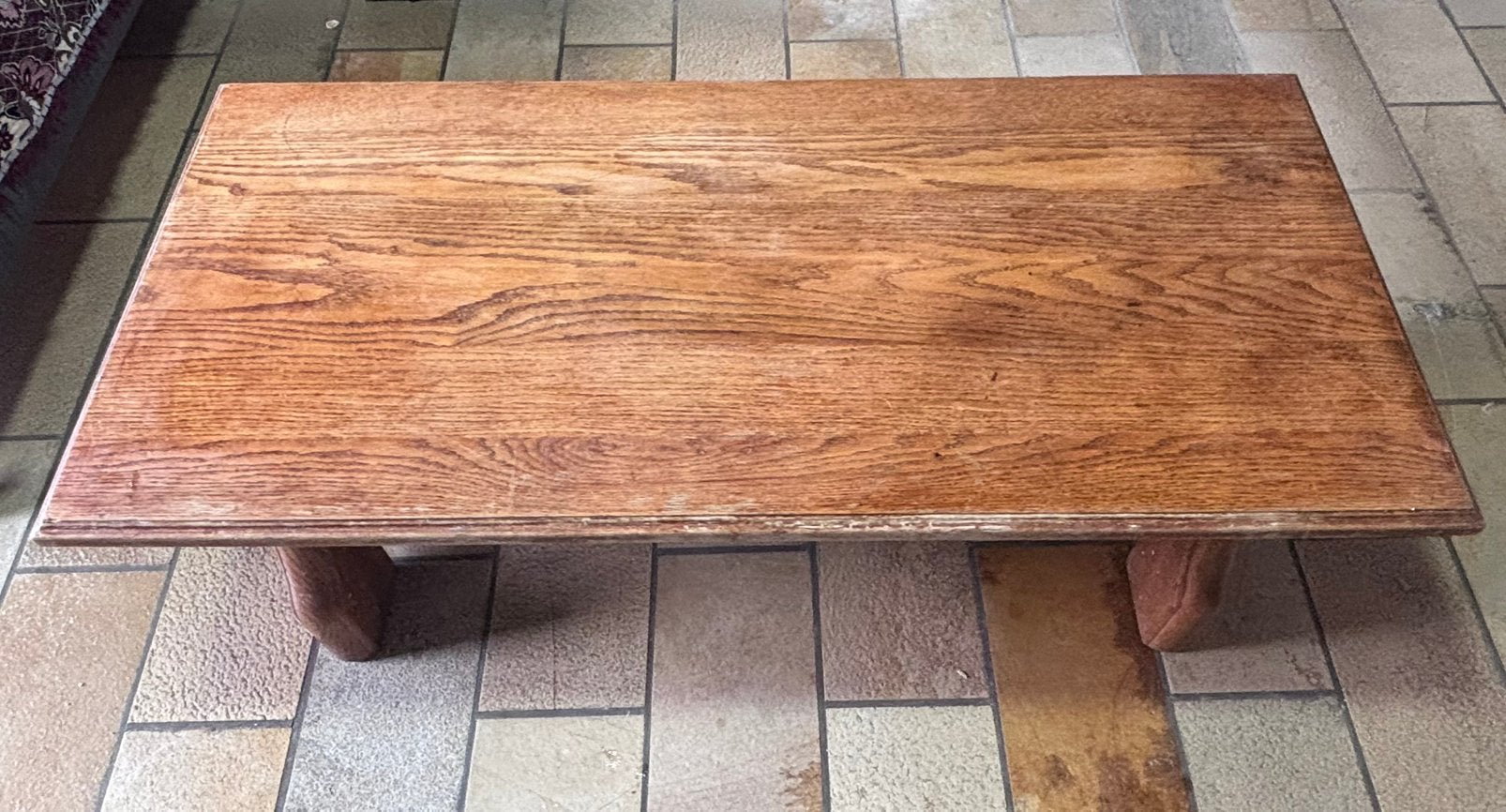 Table basse/salon en bois, Maison & Meubles, 100 à 150 cm, Enlèvement, Utilisé, 50 à 100 cm