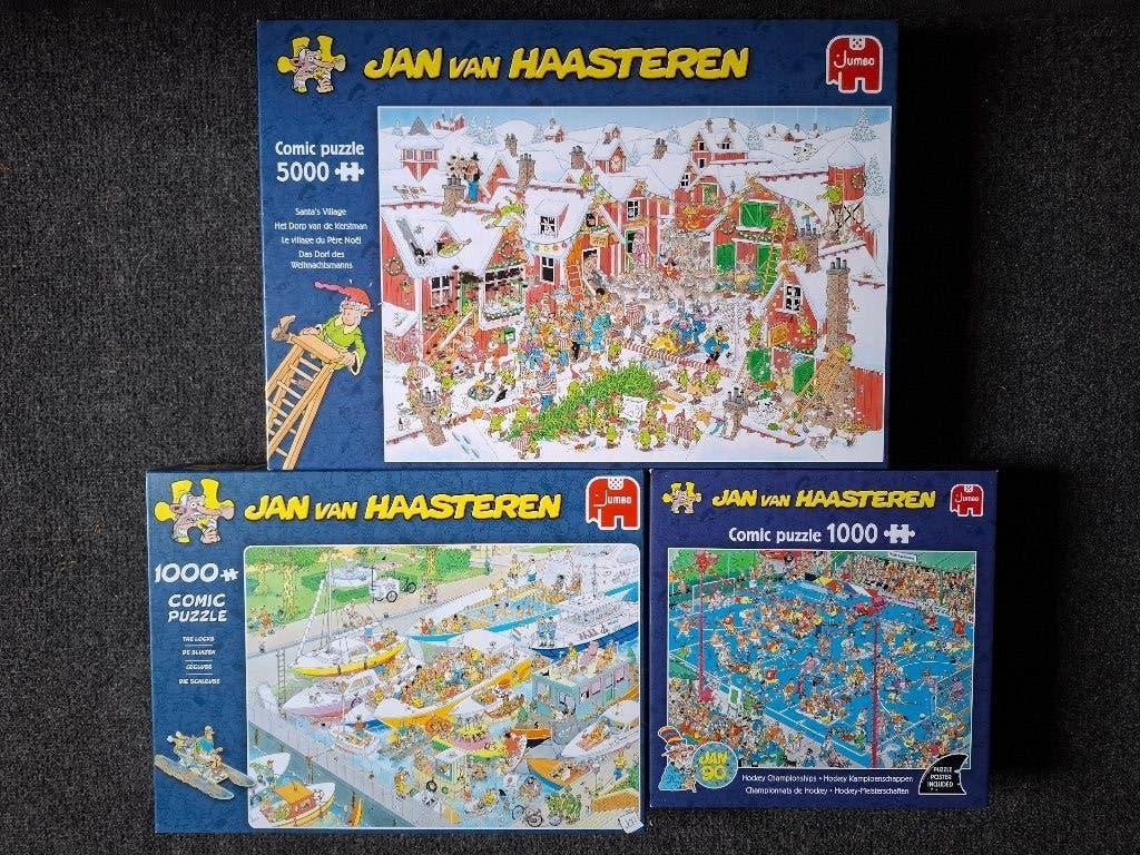 Puzzels Jan van Haasteren, Hobby en Vrije tijd, Ophalen of Verzenden