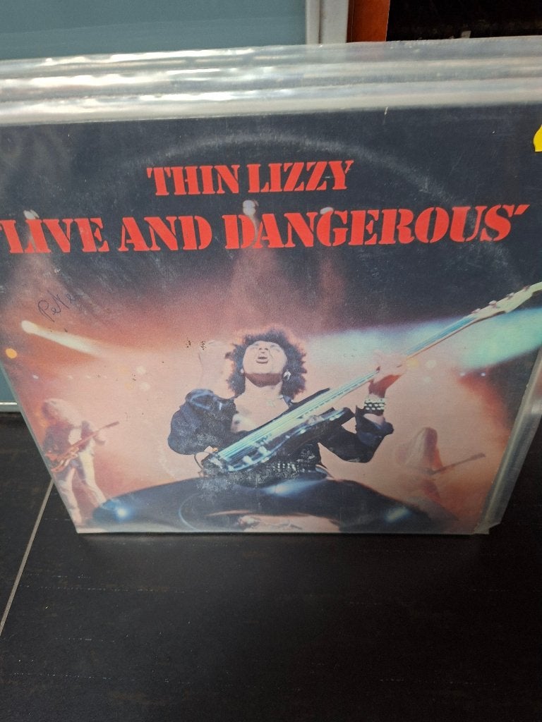 lp - thin lizzy - live and dangerous - bak 5, Gebruikt, Ophalen of Verzenden, Hardrock, 12 inch