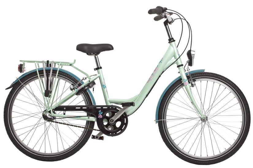 Kinderfiets meisje BNB Flowerkid 20inch muntgroen, Ophalen, 20 inch of meer, Gebruikt, Velgrem