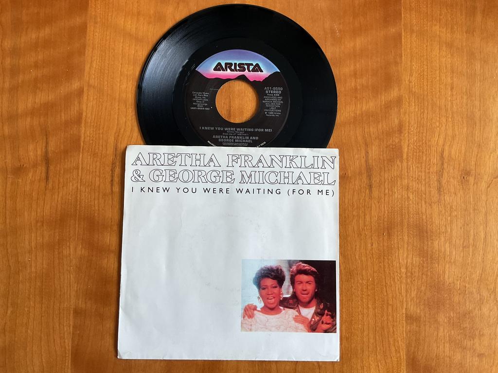 Aretha Franklin & George Michael - i Knew You Where Waiting, Ophalen of Verzenden, Gebruikt