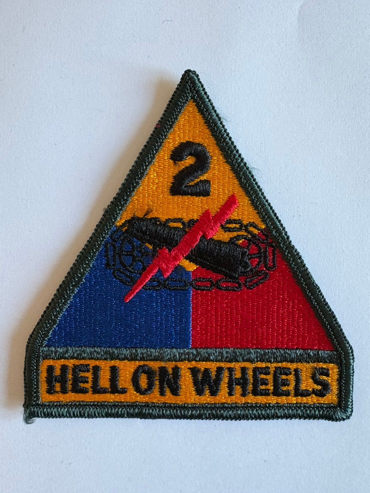 US Army 2nd armored division patch, Ophalen of Verzenden