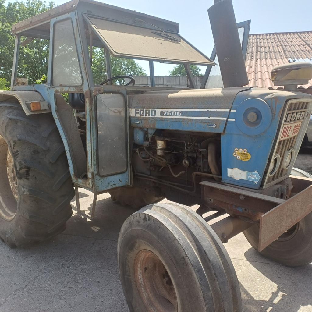 Tractor Ford 7600, Zakelijke goederen, Ophalen, 80 tot 120 Pk, Oldtimer, Ford