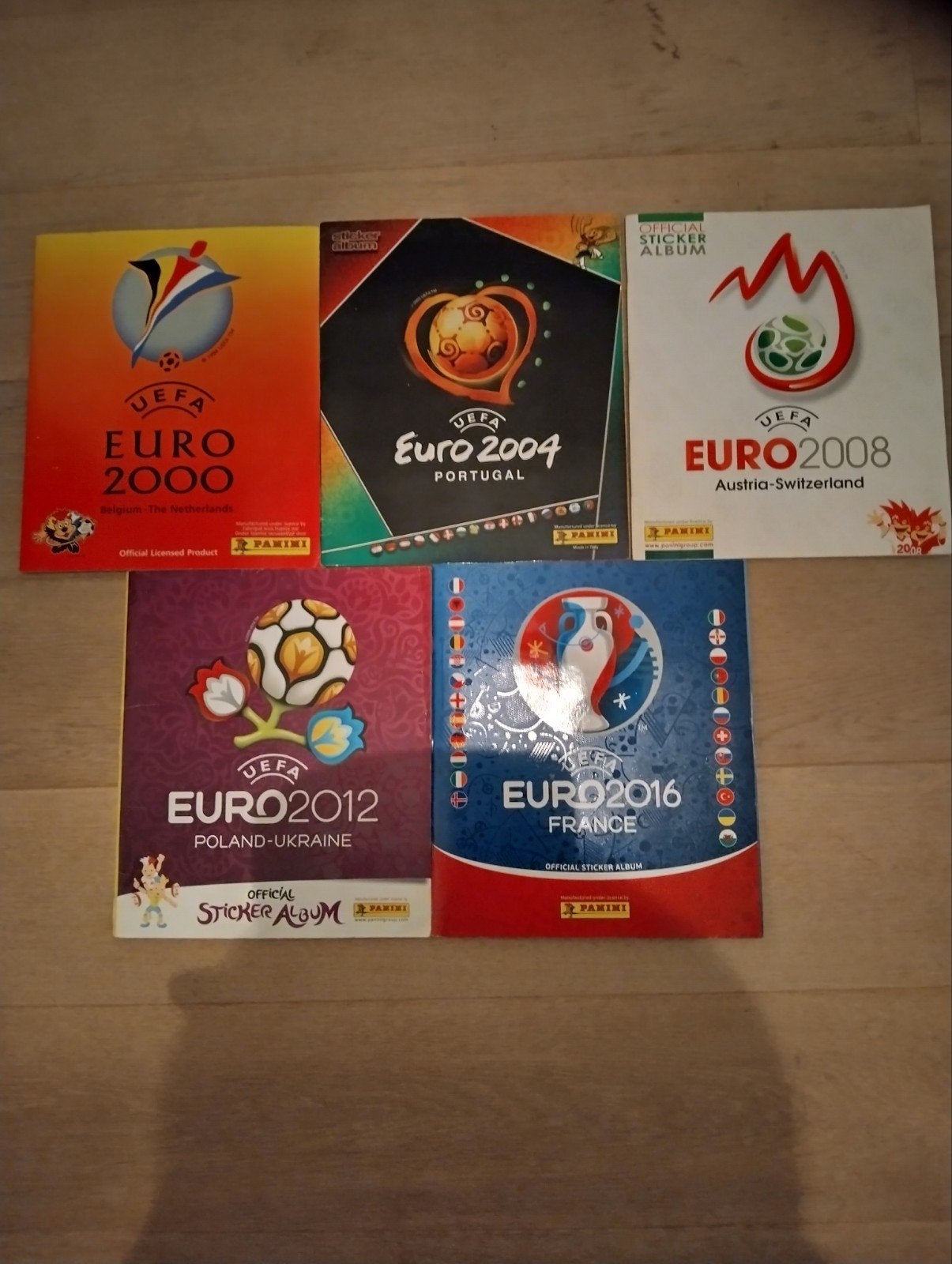 officiële Panini EK Stickerboeken, Ophalen of Verzenden