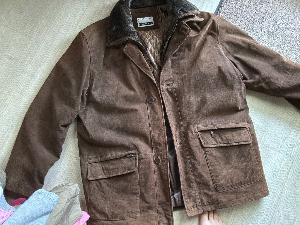 Leren winterjas Rovers & Lakes maat 54 ( large ), Kleding | Heren, Ophalen of Verzenden, Zo goed als nieuw, Maat 52/54 (L)