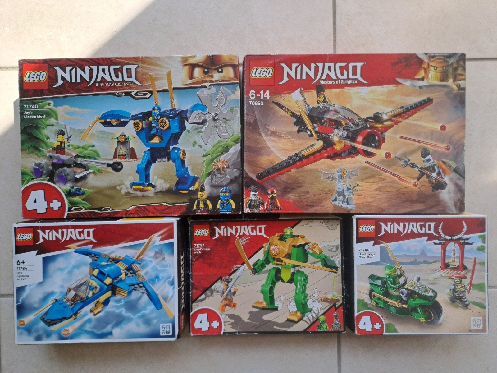 Lego Ninjago 71740 70650 71784 71757 71788, Kinderen en Baby's, Speelgoed | Duplo en Lego, Ophalen, Compleet, Lego, Ninjago