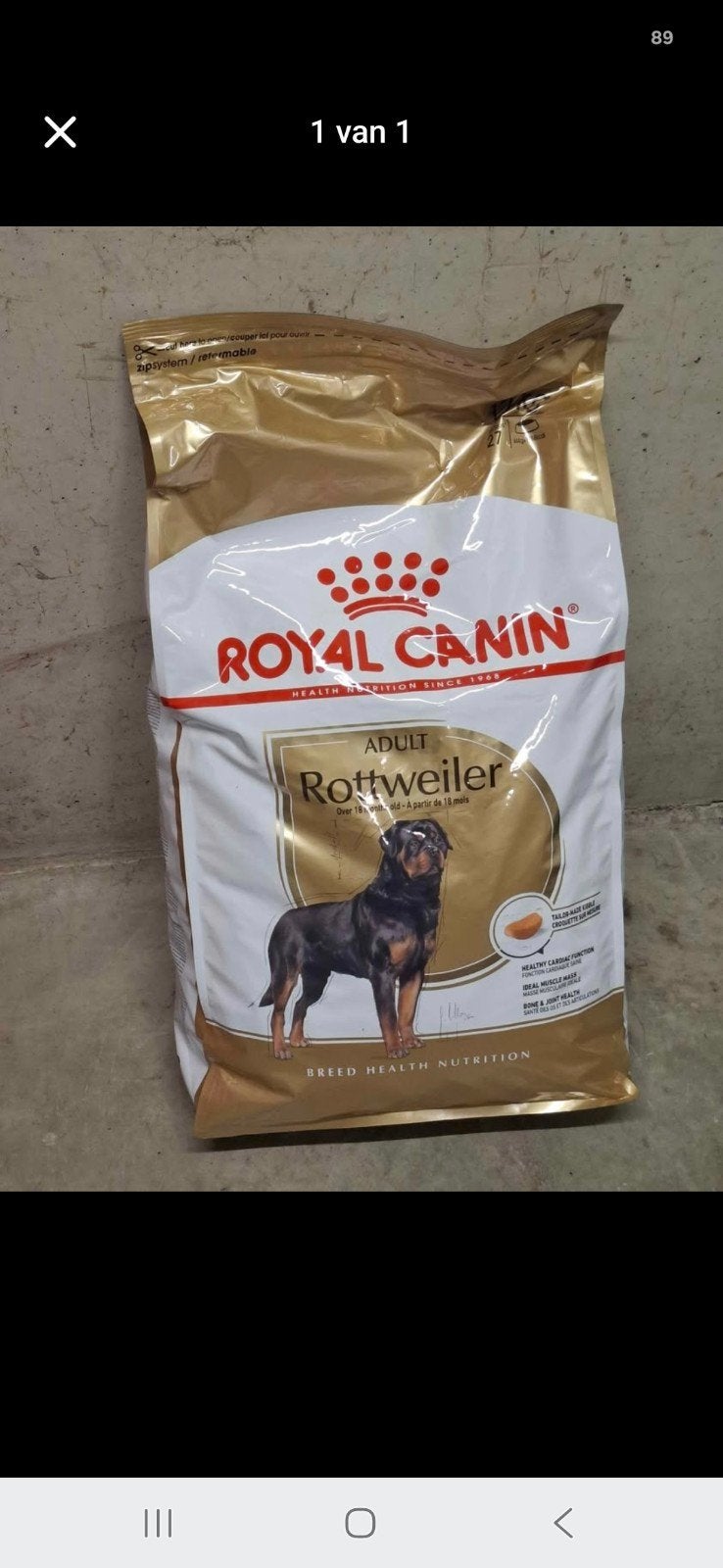 Nourriture pour chiens Royal Canin, Enlèvement, Chien