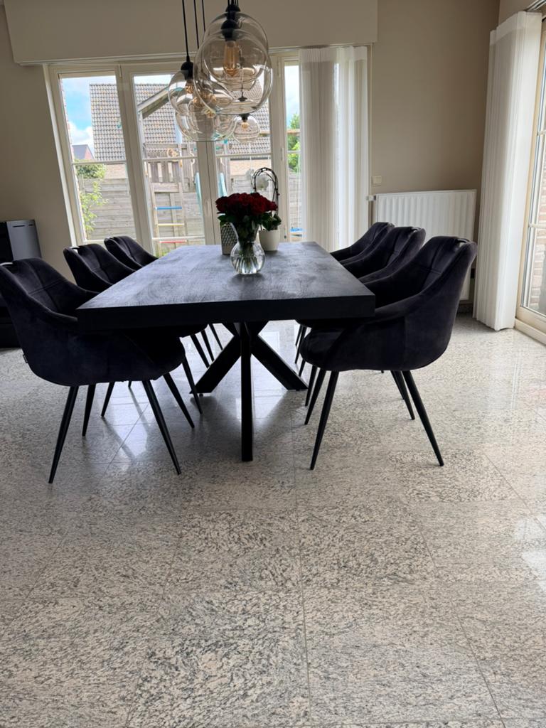 Table à manger et 6 chaises, Enlèvement, Comme neuf
