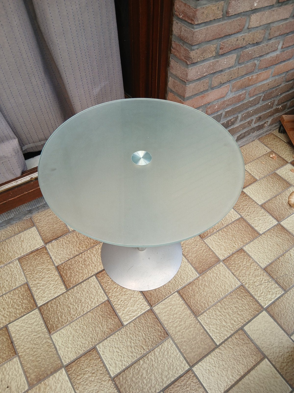 Belle table d'appoint en verre, Enlèvement, Verre