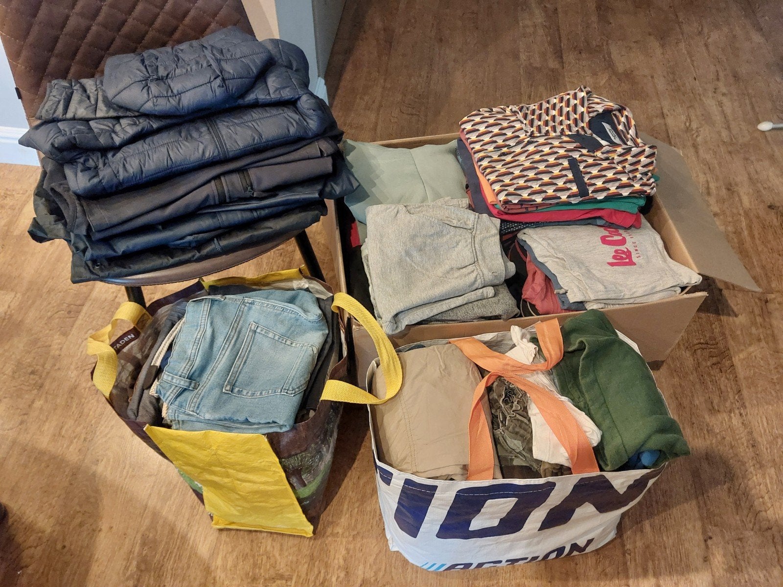 Groot lot jongenskleding, van maat 140 tot 152, Enlèvement, Taille 140