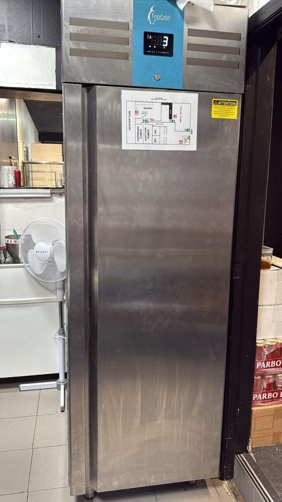 Koelkasten en tafels voor horeca, Ophalen, Gebruikt, Inox Meubilair
