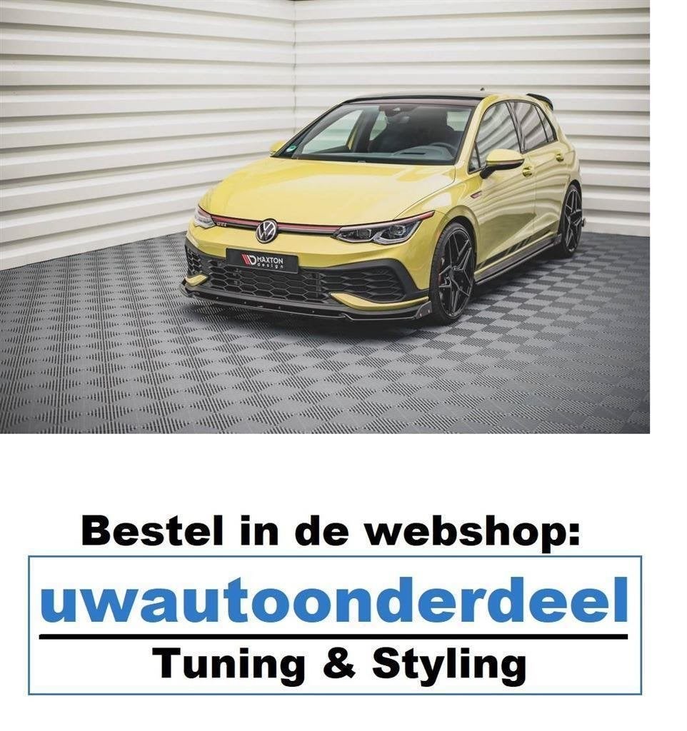 Maxton Spoiler Lip Splitter Geschikt Voor Golf 8 GTI Clubspo, Autos : Divers, Tuning & Styling, Envoi