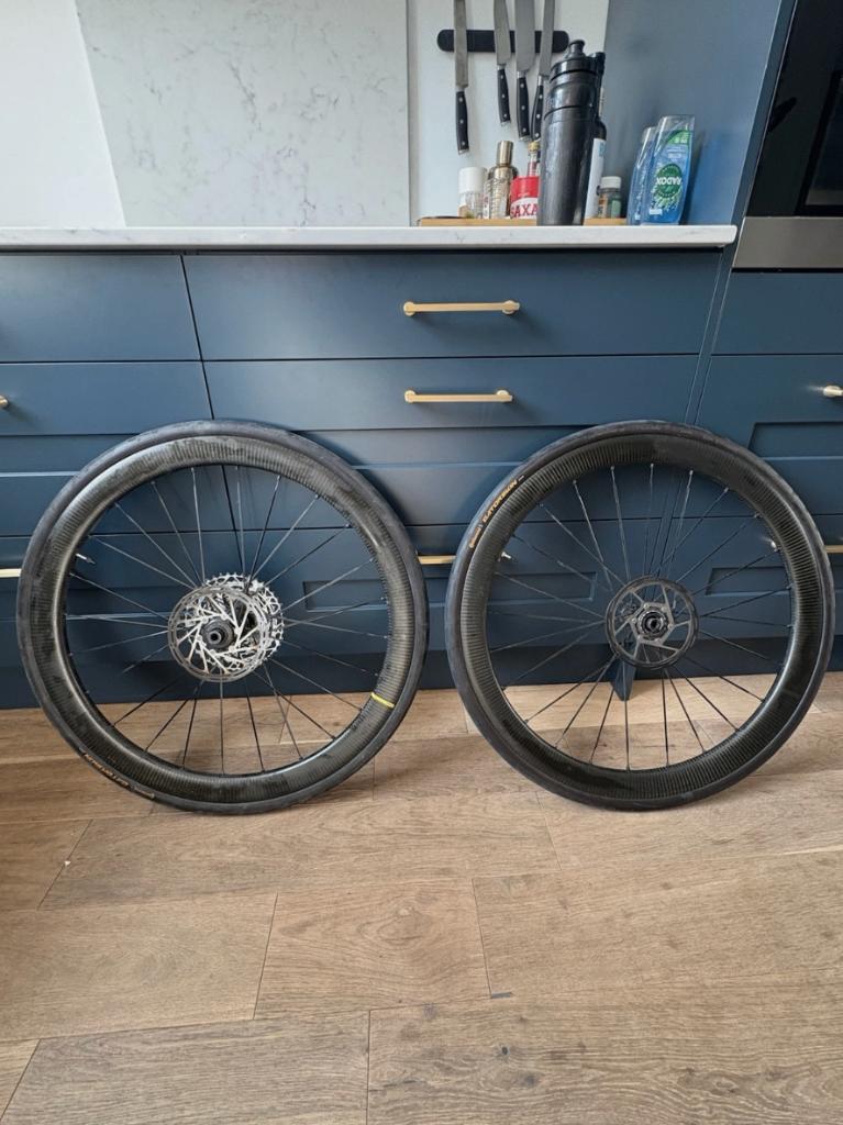 Paire de roues Mavic Cosmic SLR 45, Vélos & Vélomoteurs, Vélos Pièces, Enlèvement ou Envoi, Utilisé, Mavic, Carbone