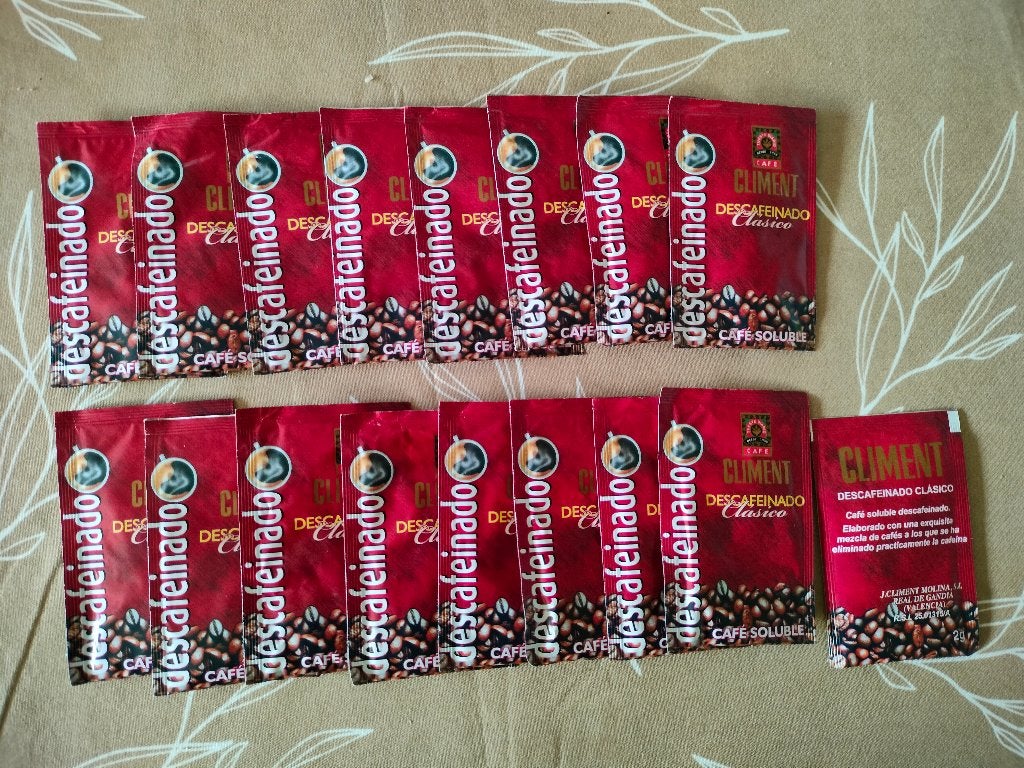 oplos koffie zakjes Climent klassiek decafeine Delta, Ophalen of Verzenden