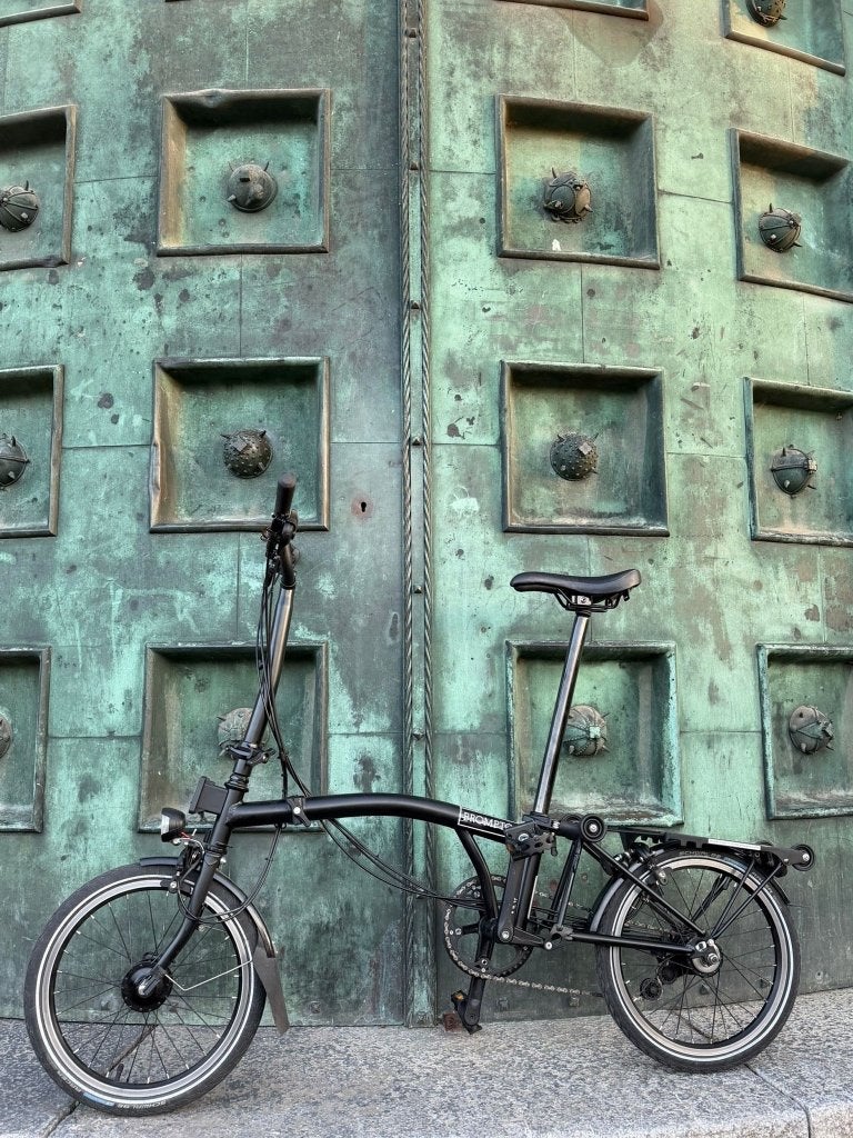 Brompton H6RN volledig zwarte Dynamo-editie 6 versnellingen, Ophalen, Brompton, Velgrem, 14 tot 16 inch