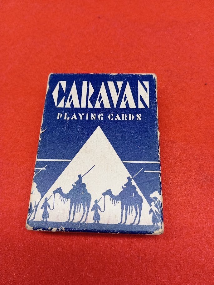 US WW2 / jeu de cartes CARAVAN, Ophalen of Verzenden, Landmacht, Overige typen