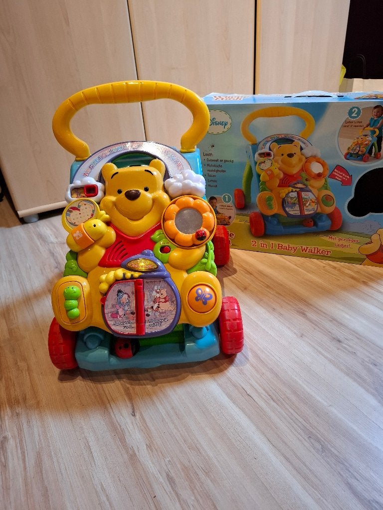 Vtech Baby loopwagen Winnie the Pooh, Enlèvement, Utilisé, Mobile, Avec lumière