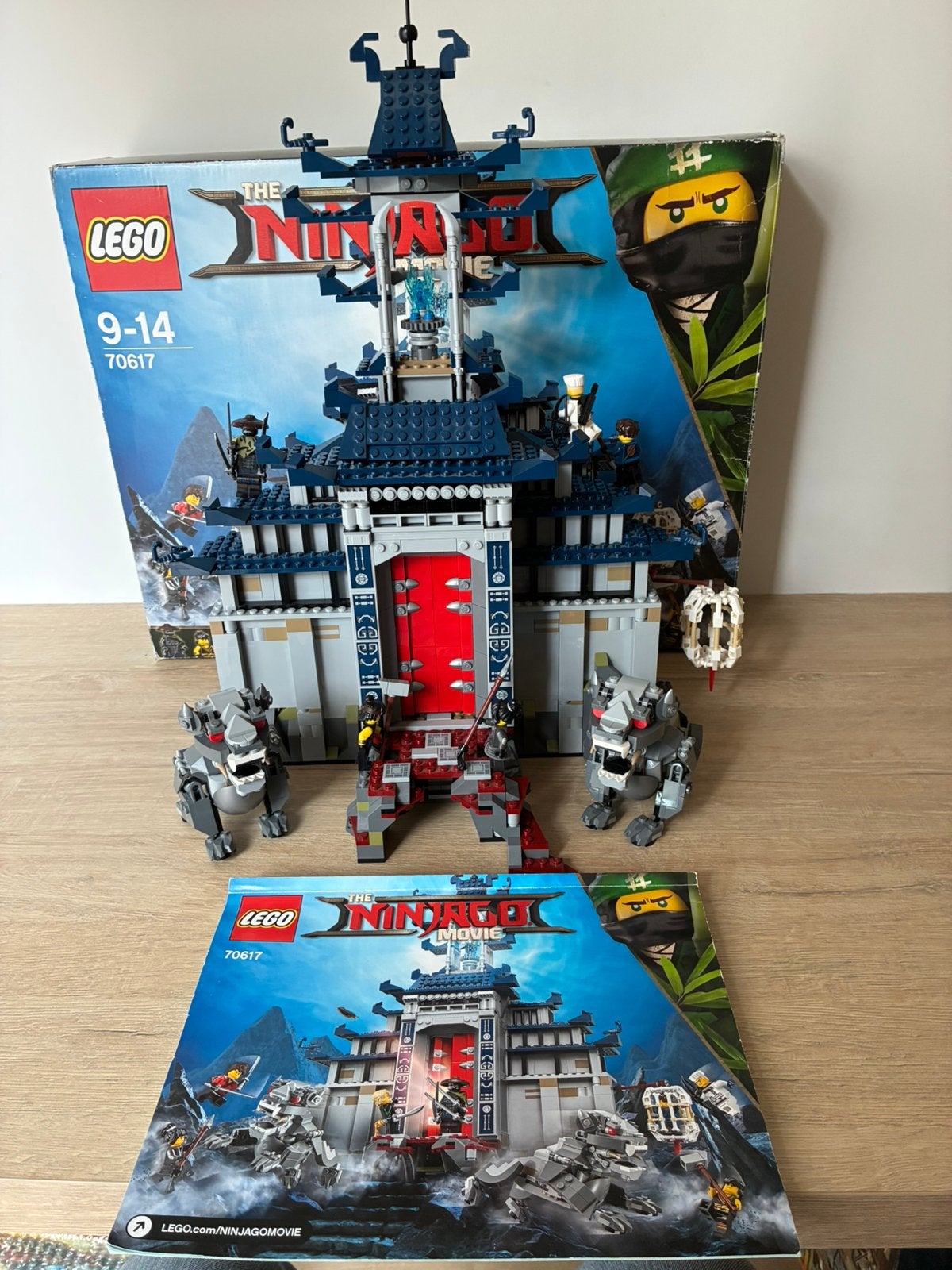 Lego set 70617 leeuwentempel, Lego, Ophalen of Verzenden, Zo goed als nieuw, Compleet