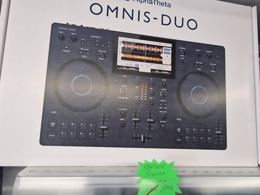 PIONEER-OMNIS-DUO ALPHA THETA CONTROLLER+GRATIS KOPTELEFOON, Ophalen, ALPHA THETA, Dj-set, Nieuw