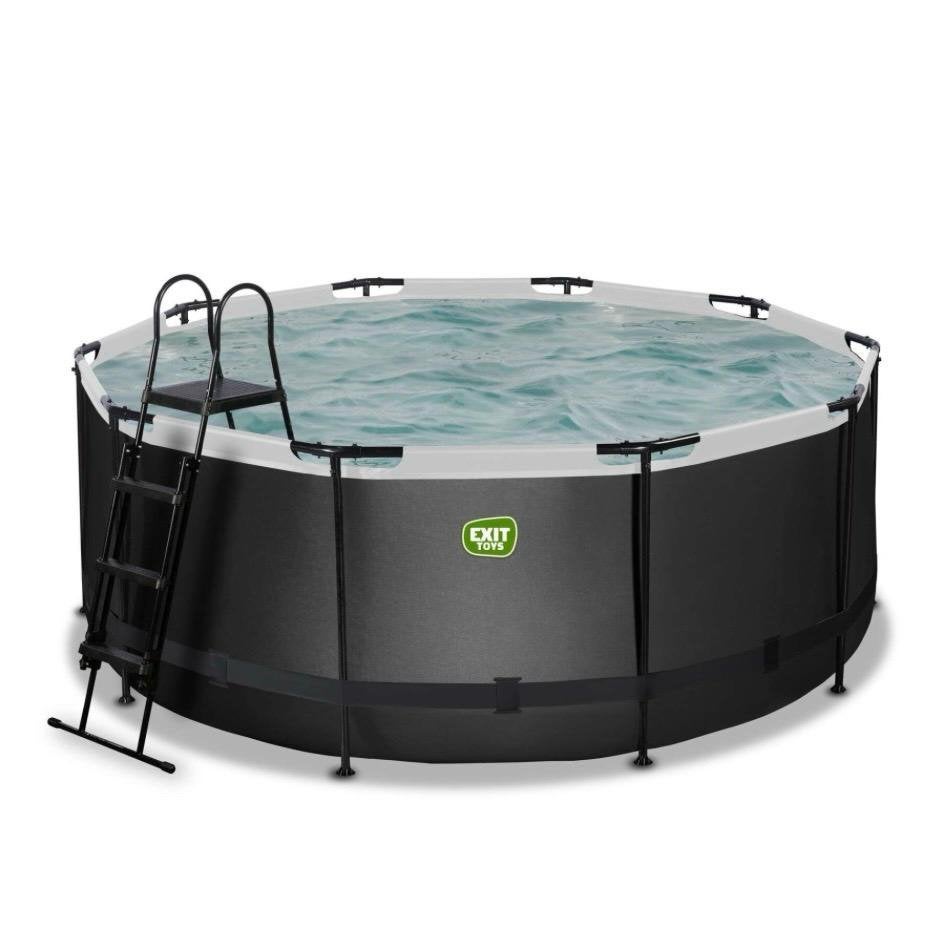Exit zwembad black leather 360cm diameter, Tuin en Terras, Zwembaden, Gebruikt, Ophalen