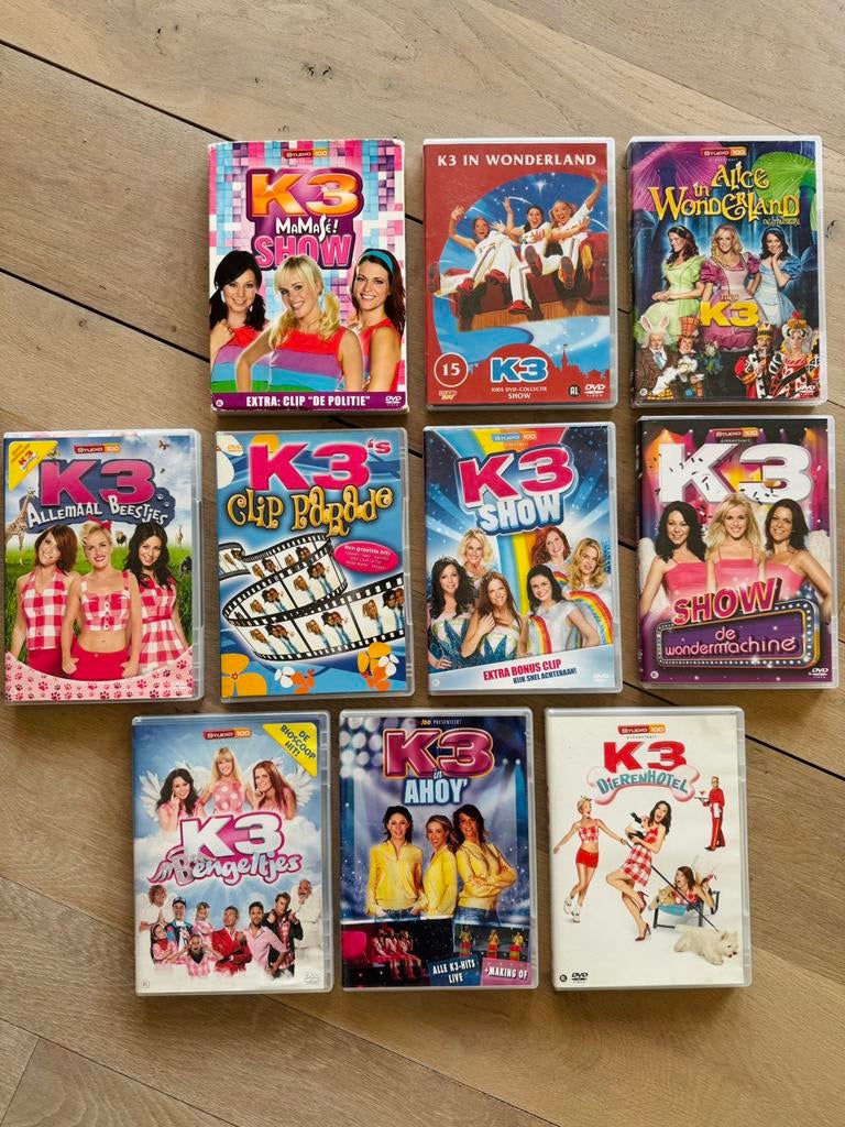 Pakket K3 DVD’s, Ophalen of Verzenden, Zo goed als nieuw, Film