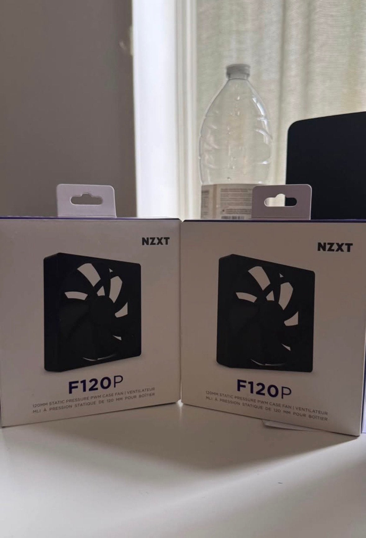 NZXT F120P Fan (2x new), Enlèvement, Neuf, Noir