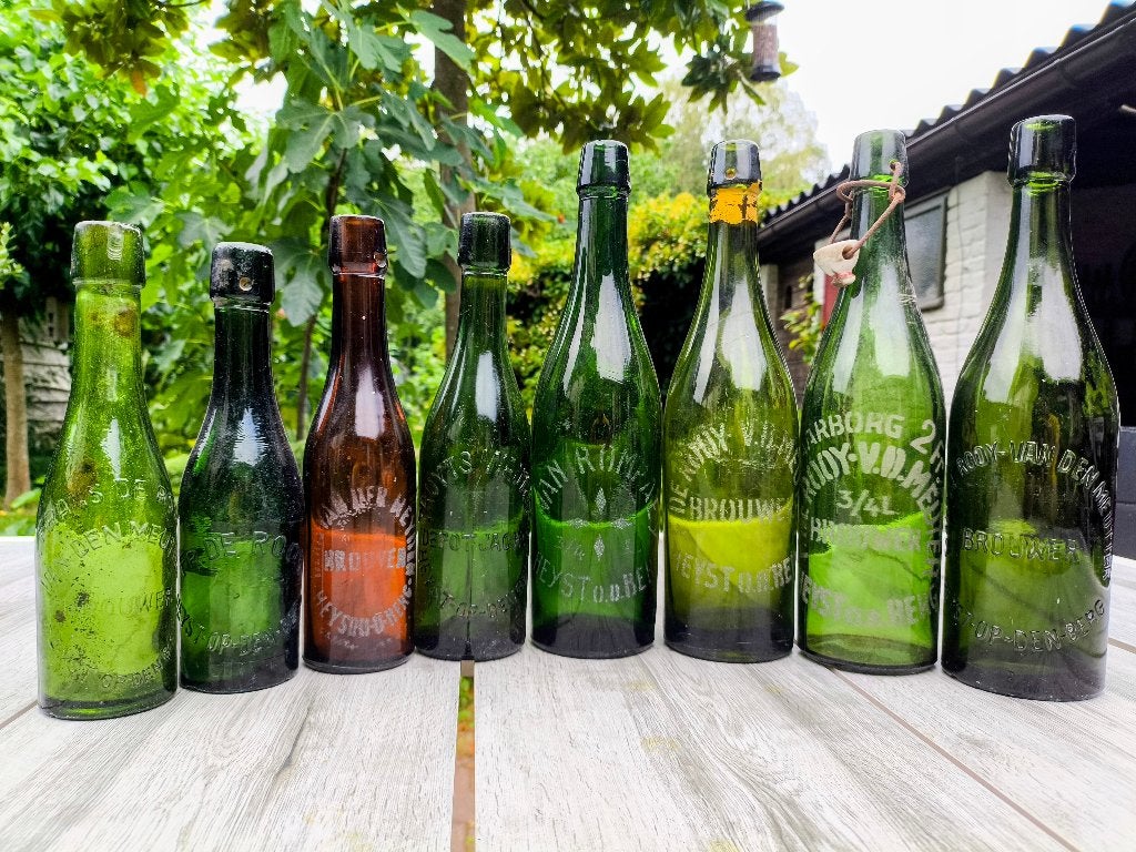 Bierflessen Heist-op-den-Berg, Verzamelen, Biermerken, Ophalen, Gebruikt, Flesje(s), Overige merken