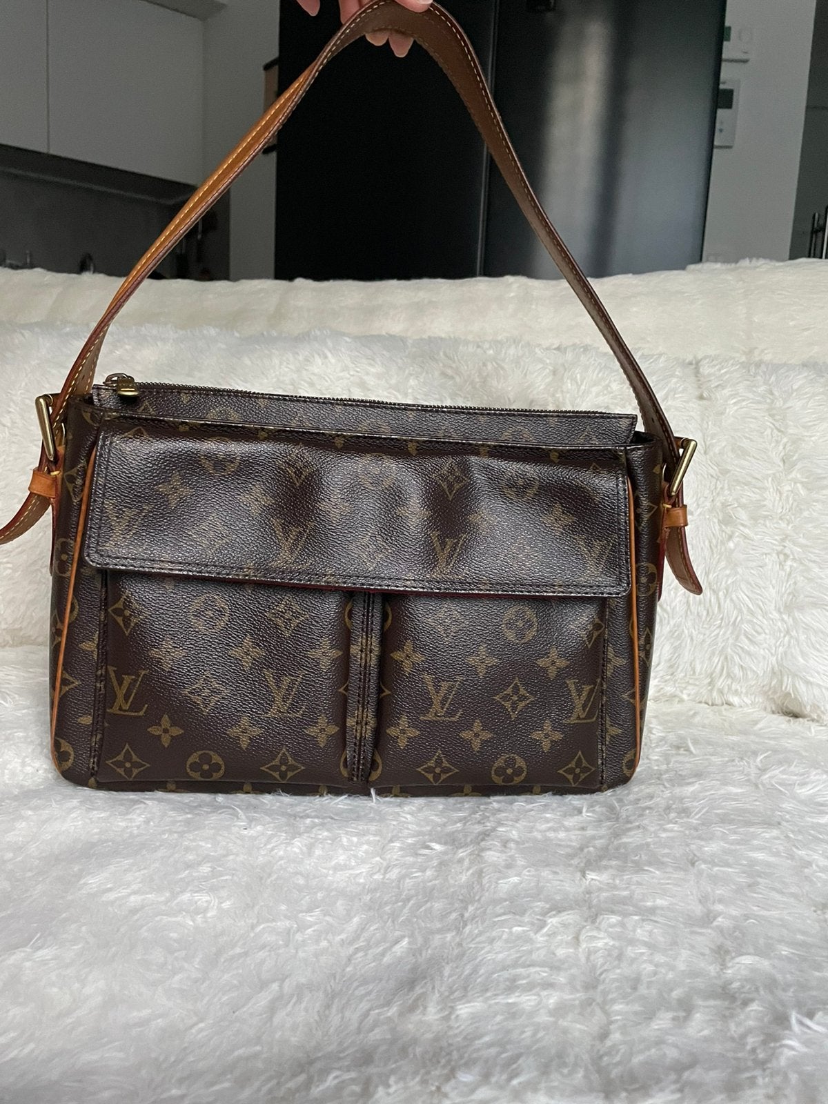 Louis Vuitton tas, Handtassen en Accessoires, Tassen | Damestassen, Ophalen of Verzenden, Gebruikt, Bruin, Handtas