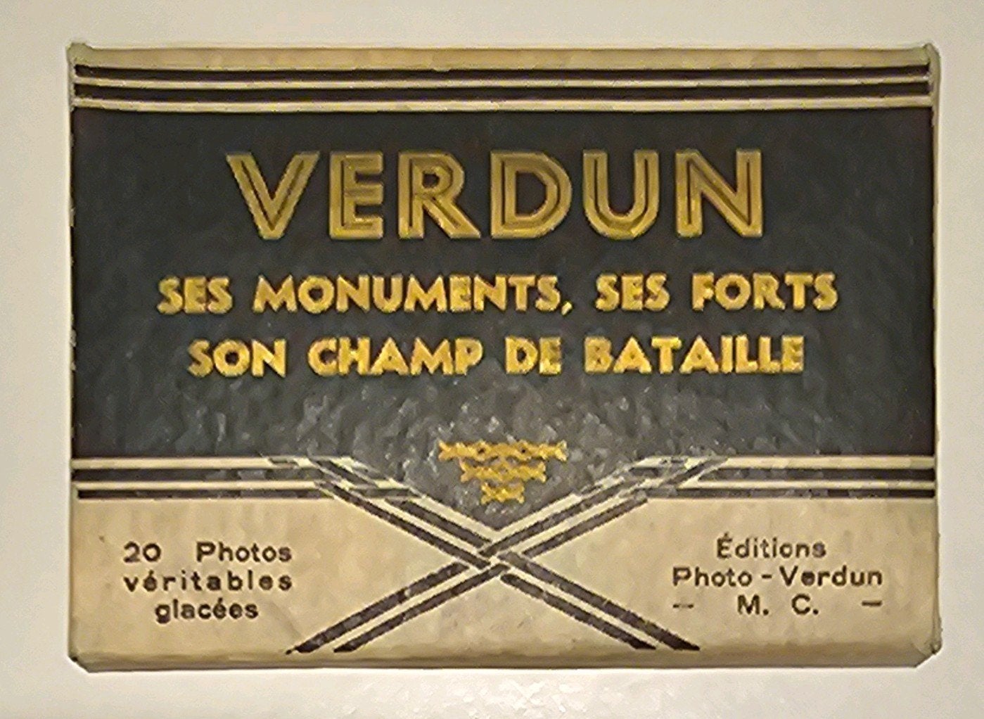 Antiek Fotomapje Verdun 14-18 (20 Originele Foto's), Verzamelen, Ophalen of Verzenden, Foto of Poster