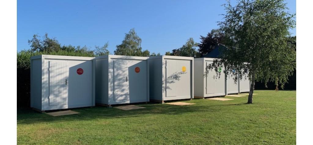 10 x Privé sanitair - Mobiele badkamers, Ophalen