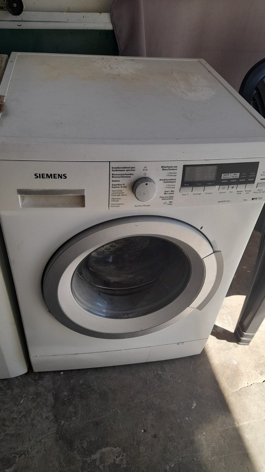Machine a lave a repares
