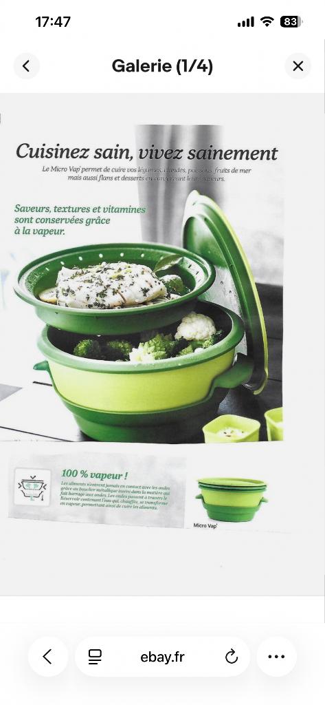 lost vape centaurus plaque ② Cuiseur vapeur Tupperware — Cuisine| Tupperware — 2ememain