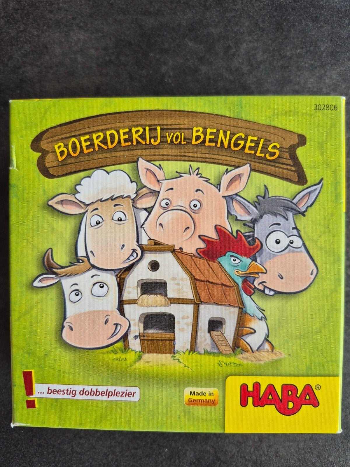 Spel Boerderij vol Bengels, Hobby en Vrije tijd, Drie of vier spelers, Ophalen of Verzenden, Zo goed als nieuw, Haba