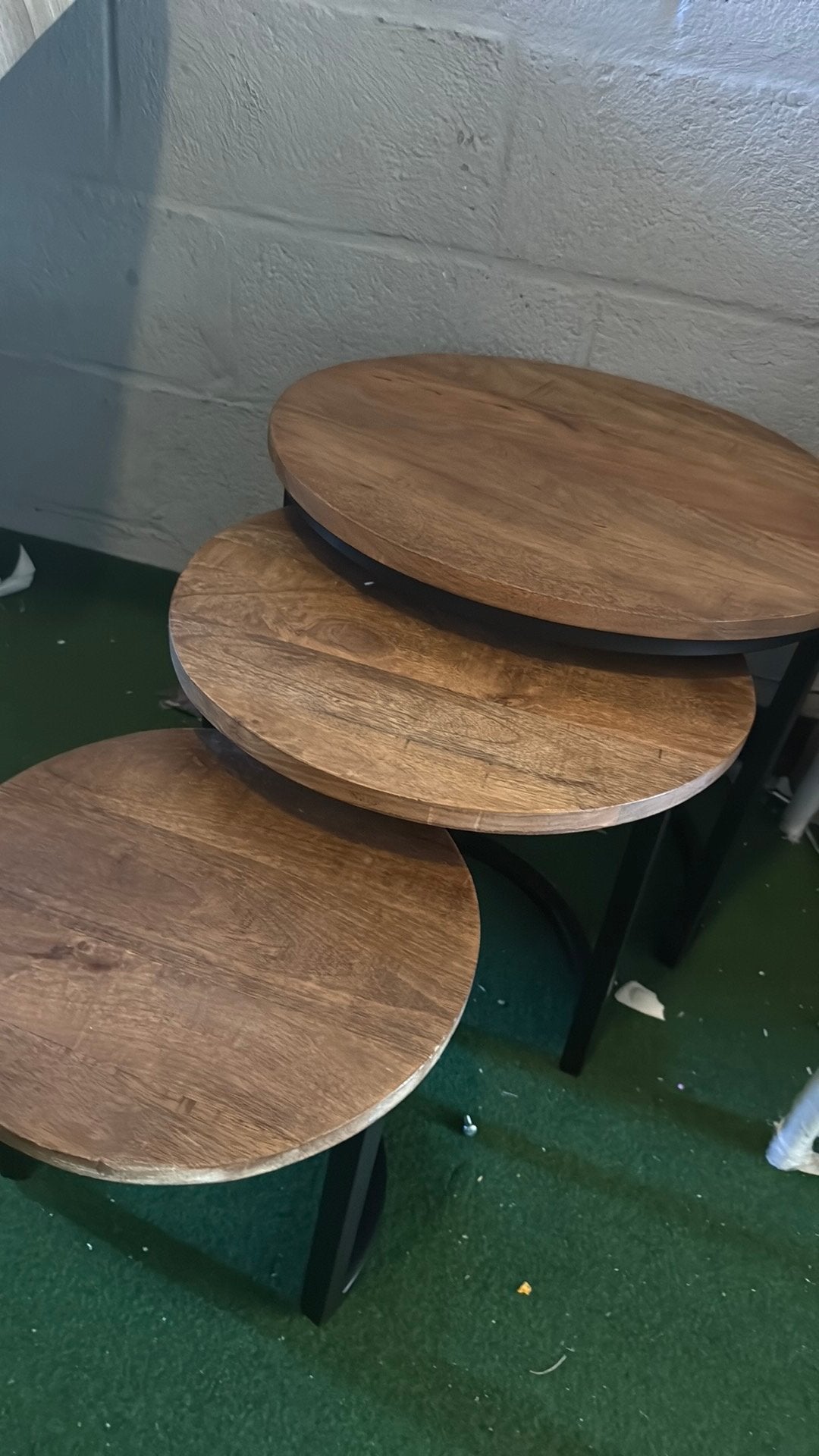 3 deling salon tafel, Ophalen, Gebruikt